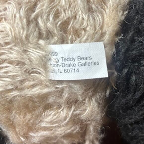 Vintage 1999 Ashton Drake Gallery Percy Panda Teddy Bear Signed & Numbered NWT - Picture 8 of 12